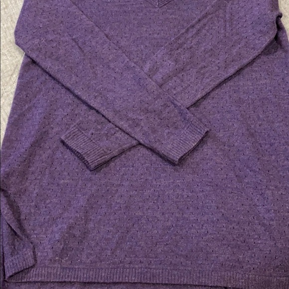 Smartwool Purple V Neck Tunic Sweater - Picture 16 of 16